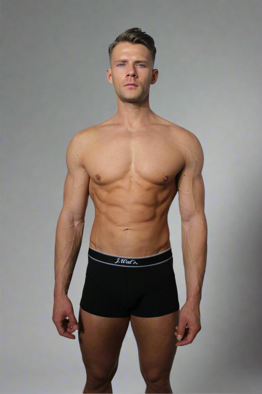 Men's Cotton Boxers Black