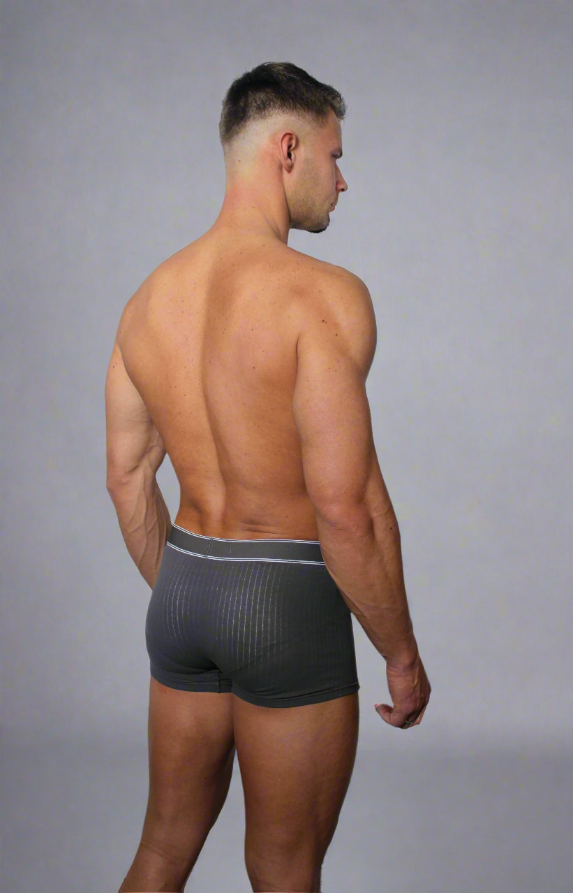 Men's Cotton Boxers Grey