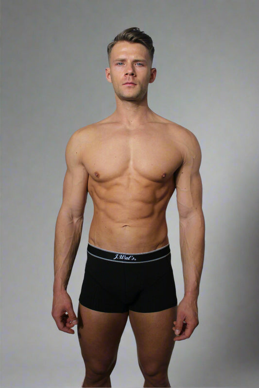 Men's Cotton Boxers Black